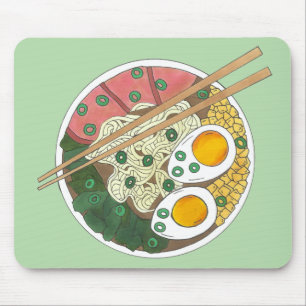 Mousepad Ramen Noodles Bowl Restaurante de Comida japonês F