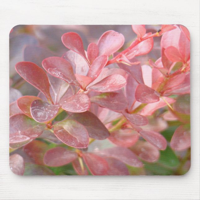 Mousepad Ramificações bonito rosa (Frente)