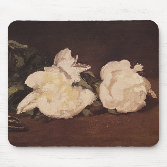 Mousepad Ramo de Manet | das peônias e dos Secateurs (Frente)