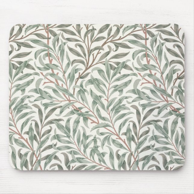 Mousepad Ramo do salgueiro, design do papel de parede, 1874 (Frente)