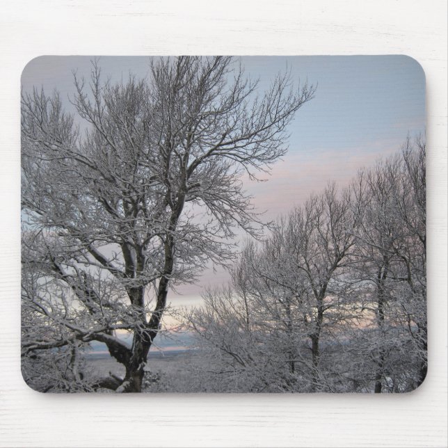 Mousepad Ramos cobertos de neve (Frente)