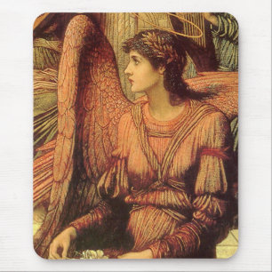 Mousepad Ramparts da Casa de Deus, Angel por John Strudwick