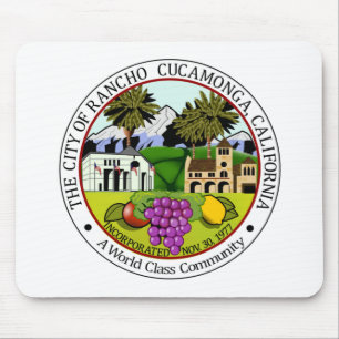 Mousepad Rancho Cucamonga (Califórnia) City Seal