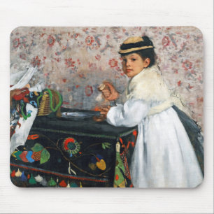 Mousepad Rapariga com chapéu, Edgar Degas
