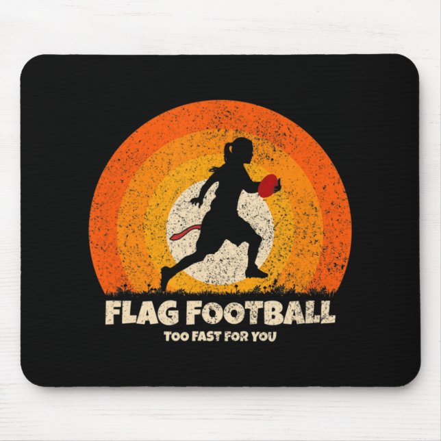 Mousepad Rapariga de Futebol Rápido para você no Pé da Band (Frente)