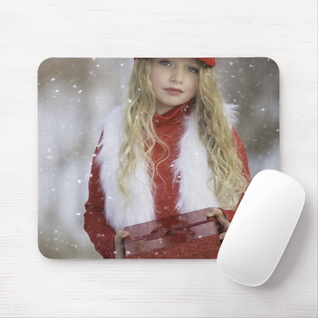 Mousepad Rapariga de Natal (Com mouse)