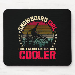 Mousepad Rapariga De Neve Como Uma Garota Normal Mas Neve M