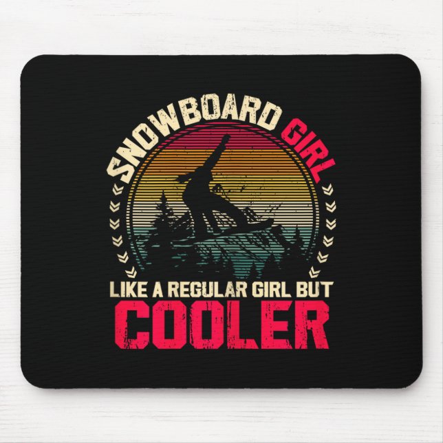 Mousepad Rapariga De Neve Como Uma Garota Normal Mas Neve M (Frente)