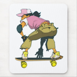 Mousepad Rapariga De Patê Em Movimento - Prato