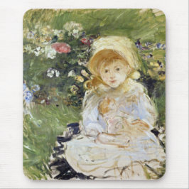 Mousepad Rapariga jovem com uma boneca (por Berthe Morisot)