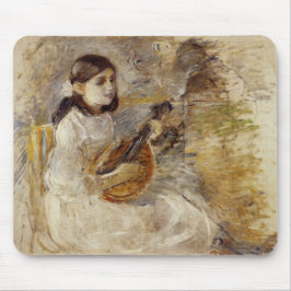 Mousepad Rapariga Tocando Mandolin (por Berthe Morisot)