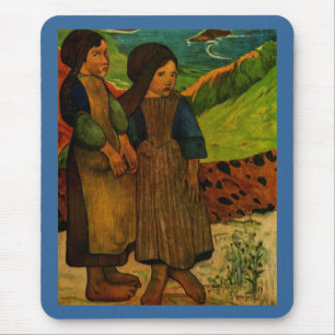 Mousepad Raparigas Breton de Paul Gauguin (1889)
