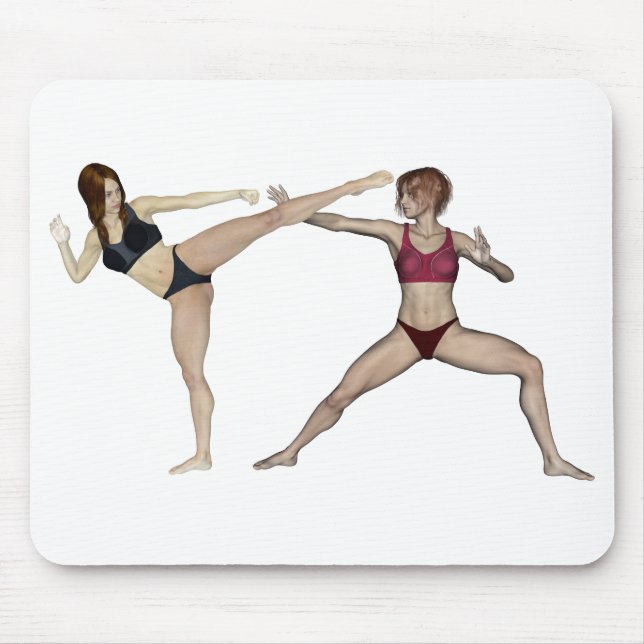 Mousepad Raparigas de Artes Marciais (Frente)