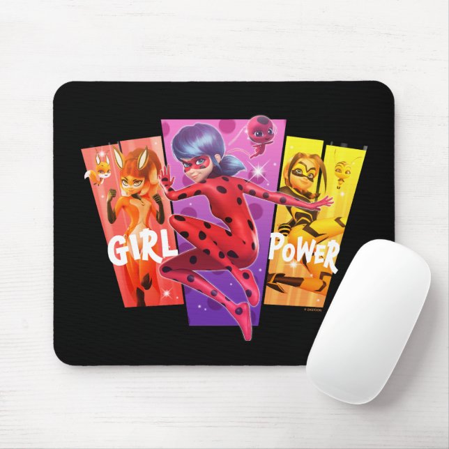 Mousepad Raparigas Miraculosas | Energia de Menina (Com mouse)