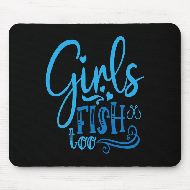 Mousepad Raparigas Pedem Demais Caça À Pesca (Frente)