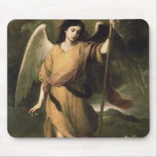 Mousepad Raphael do arcanjo com Bishop Domonte