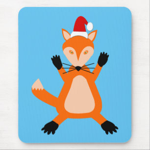 Mousepad Raposa de Natal giro