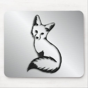 Mousepad Raposa de Prata