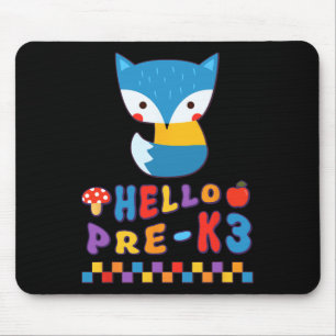 Mousepad Raposa Fofa De Volta à Escola Animal da Floresta P