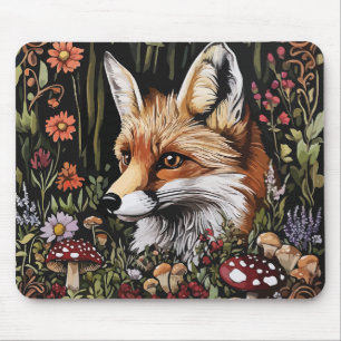 Mousepad Raposa Mística na Floresta Encantada
