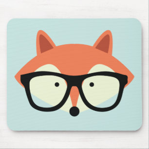 Mousepad Raposa Vermelha Hipster