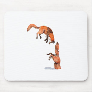 Mousepad Raposa Vermelha Pulando