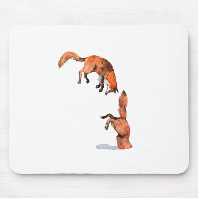 Mousepad Raposa Vermelha Pulando (Frente)