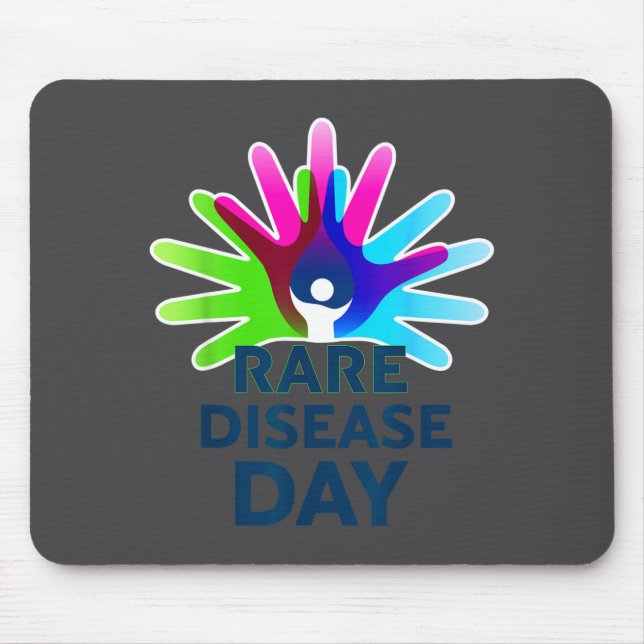 Mousepad Rare Disease Awareness Shirt - Rare Disease Day 20 (Frente)