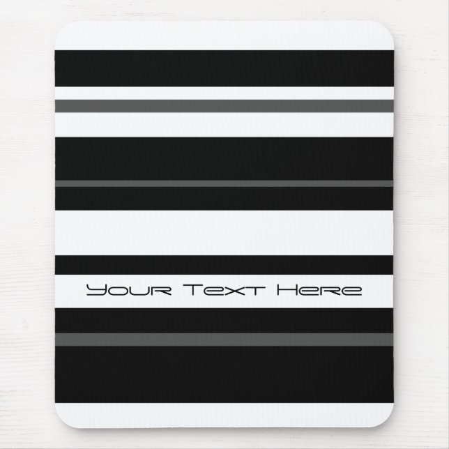 Mousepad Rascunho 'Seu Texto' do Humbug na vertical (Frente)