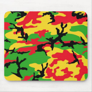 Mousepad Rasta coloriu a camuflagem