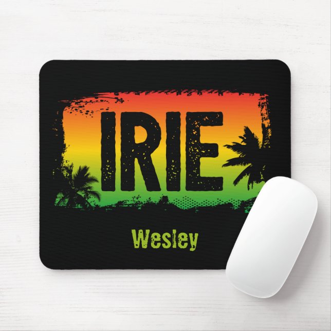 Mousepad Rasta Flag Colors Jamaican IRIE Cote (Com mouse)