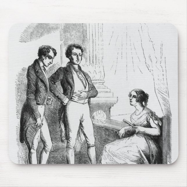 Mousepad Rastignac introduziu à senhora de Nucingen (Frente)