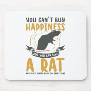 Mousepad Rat Pet Presente para animais de ratazana
