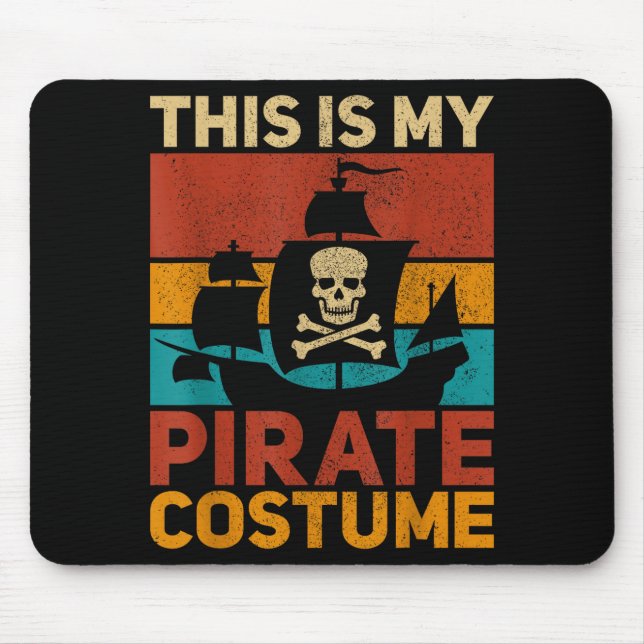 Mousepad Rate Ship Funny Rate Outfit Rate Costume Retro Rat (Frente)