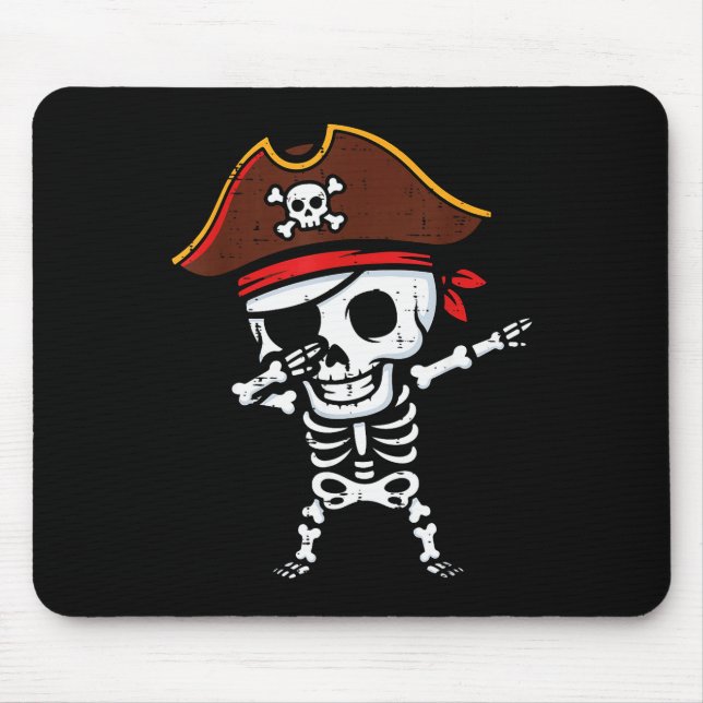 Mousepad Rate Skeleton Dab Dance Halloween Costume Boys Gir (Frente)