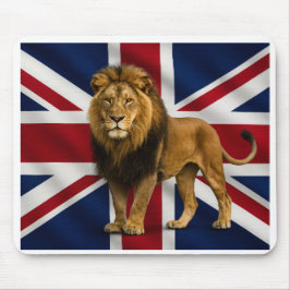 Mousepad Rato com a bandeira do Reino Unido
