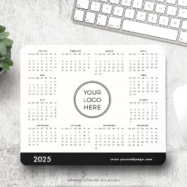 Mousepad Rato com Logotipo de Negócios do Calendário de 202