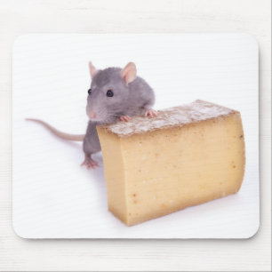 Mousepad rato com queijo