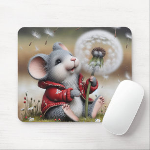 Mousepad Rato com um Dandelion