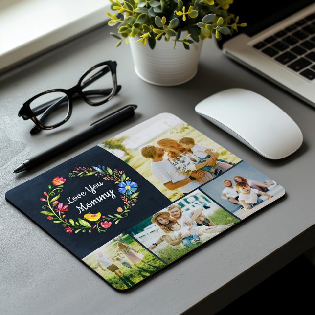 Mousepad Rato de Dia de as mães de Fenda de Jardim Whimsy (Criador carregado)