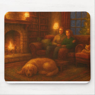 Mousepad Rato de Fogo Aconchegante do Casal