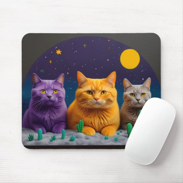 Mousepad Rato de Gato – Presente Perfeito para Amantes de G (Com mouse)