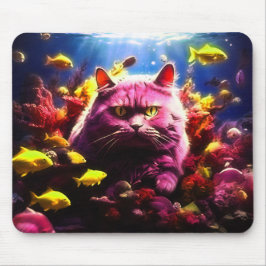 Mousepad Rato de gato projetado para amantes de gatos