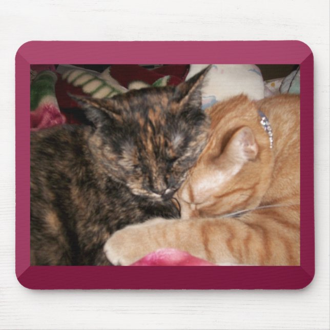 Mousepad Rato de gatos adoráveis Pad #2 (Frente)