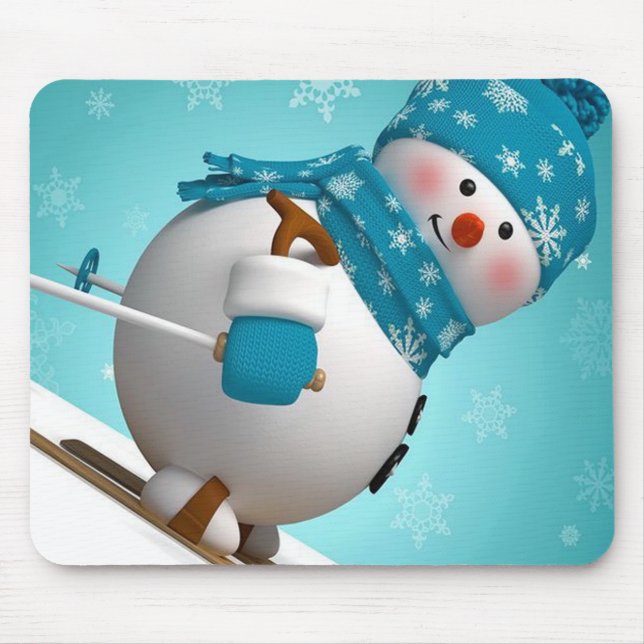 Mousepad Rato de inverno/Snowman (Frente)
