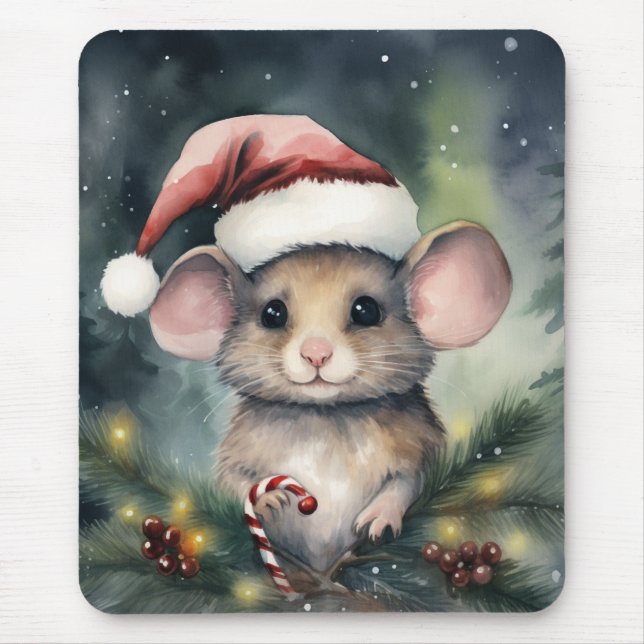 Mousepad Rato de Natal (Frente)