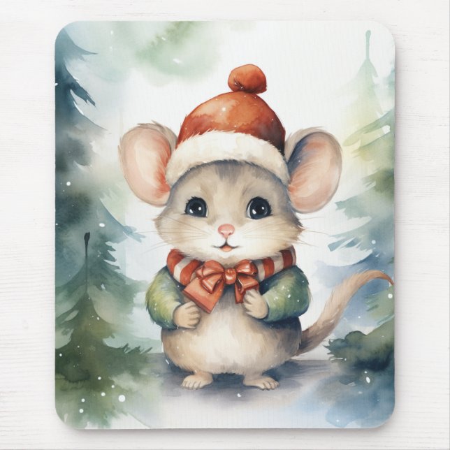 Mousepad Rato de Natal (Frente)