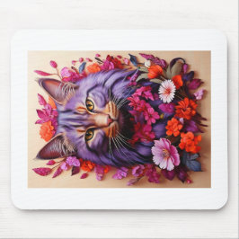 Mousepad Rato de Purple Cat – Presente Perfeito para Amante