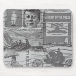 Mousepad Rato de Selos Postais Antigos