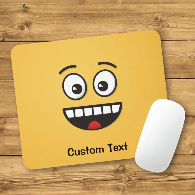 Mousepad Rato de Teclado Cara Sorridente com Boca Aberta (Criador carregado)